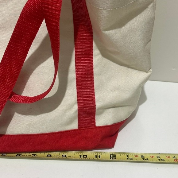 Super Bowl XXIV 49ers Tote Bag San Francisco New Orleans Canvas Red White - Picture 6 of 8